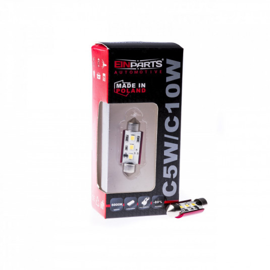 C10W LED izzó 39mm 3SMD 2835 samsung LED canbus