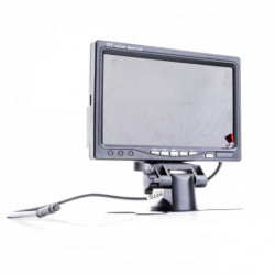 Tolatókamera keretben rendszámtábla (vezeték nélküli) 7" monitorral