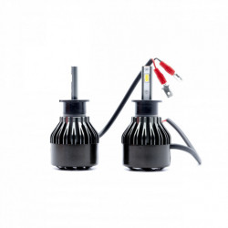 H3 LED izzó 24W (2 x LED flip chip) 6000k canbus 12/24V