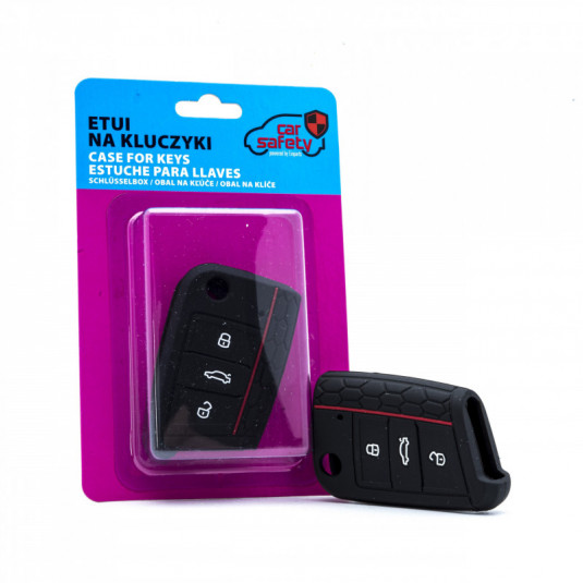Epkc01 szilikon kulcstartó - fekete VW csoport