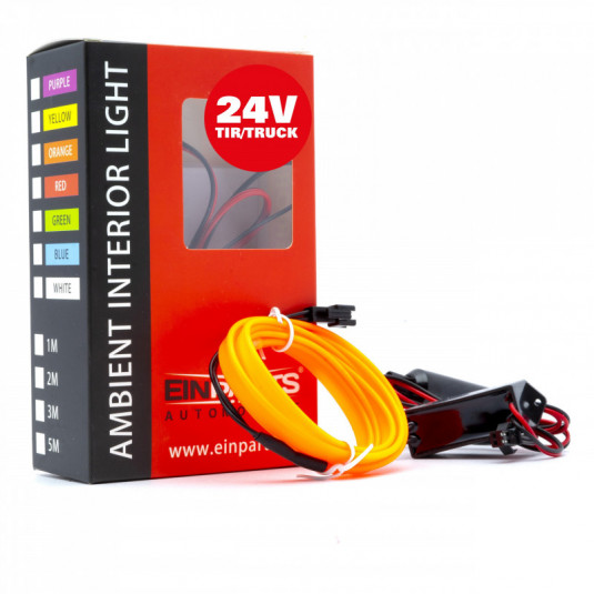 LED fényleadó szalag 1m (narancssárga) 24V