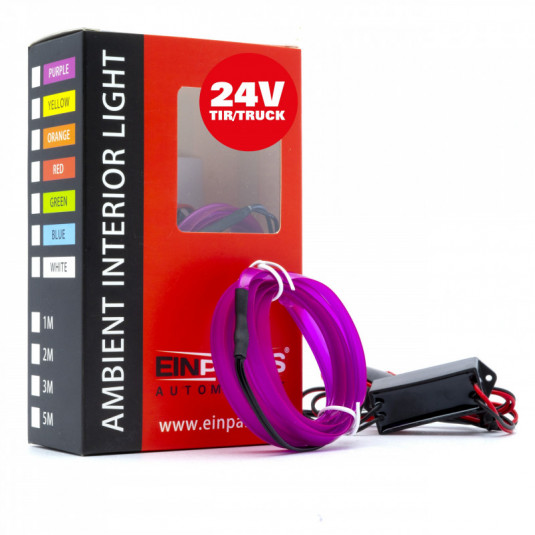LED fényleadó szalag 1m (lila) 24V