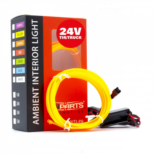 LED fényhullám csík 2m (borostyán) 24V