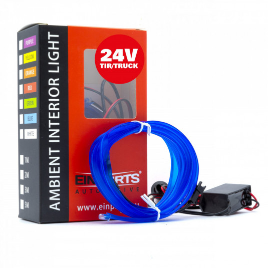 LED fénysávok 2m (kék) 24V