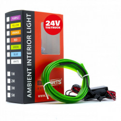 LED fénysávvezeték 2m (zöld) 24V