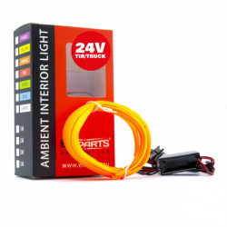 LED fénytápvezeték 2m (narancssárga) 24V
