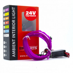 LED fénykábel szalag 2m (lila) 24V