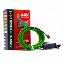 LED fénylevezetési szalag 5m (zöld) 24V