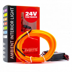 LED fényvezetős szalag 5m (narancssárga) 24V