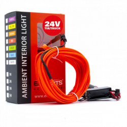 LED fényleadó szalag 5m (piros) 24V