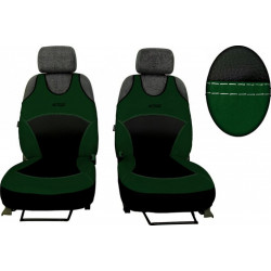 Active Sport Alcantara A zöld autóülés-huzatok (Alcantara-bőr)