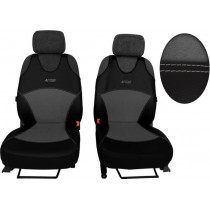 Active Alcantara B autóhuzatok világosszürke (Bőr-alcantara)