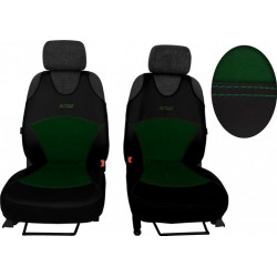 Active Alcantara B zöld autóhuzatok (Bőr-alcantara)