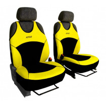 Autóhuzatok Active Sport Fabric A sárga (Velour-velour)