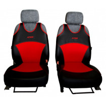Active Sport Leather piros autóülés-huzatok (Bőr)