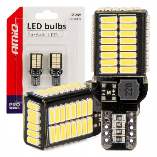 LED izzók CANBUS PRO series T15e W16W 54x4014 SMD White 12V/24V