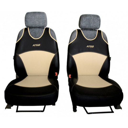 Autós pólók Active Sport Leather bézs (Bőr)