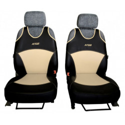 Autós pólók Active Sport Leather bézs (Bőr)
