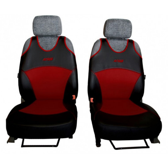 Autótörlők Active Sport Leather bordó (Bőr)