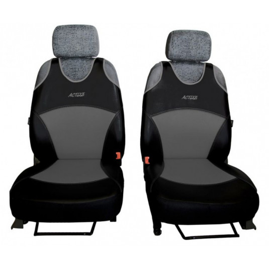 Active Sport Leather szürke autófejvédő (Bőr)