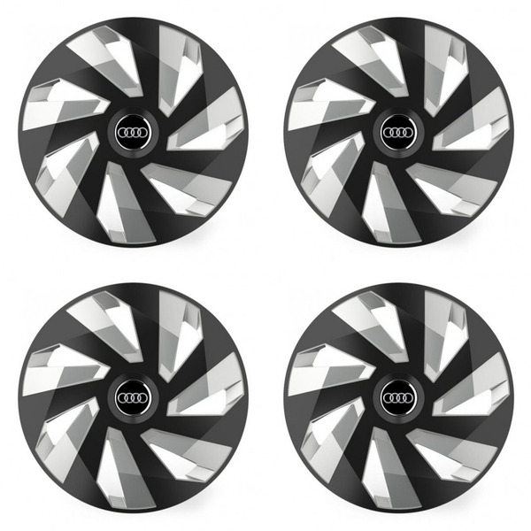 dísztárcsa Audi-hoz 15 Vector RC black and silver