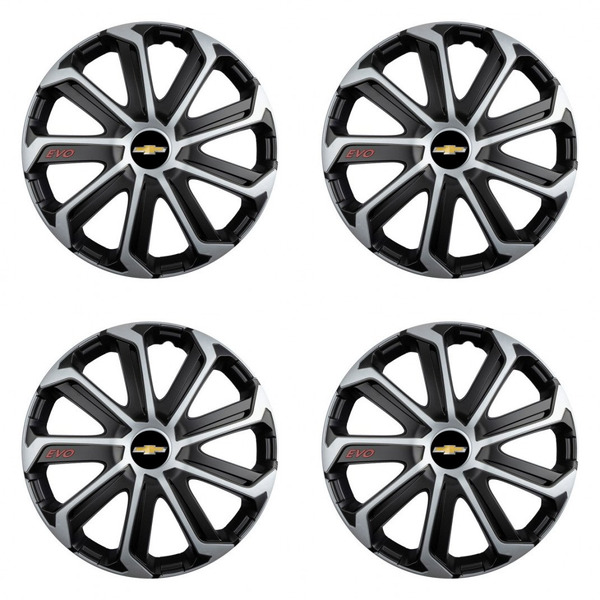 dísztárcsák ehhez: Chevrolet 14 Evo black&silver