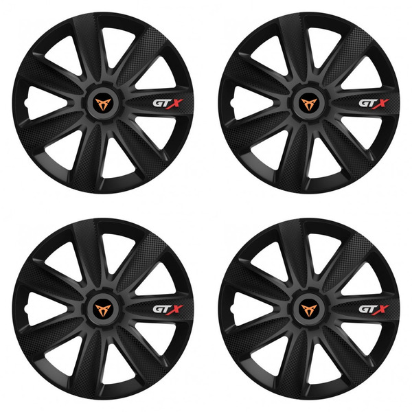 puklice pre Cupra 16 GTX CARBON black