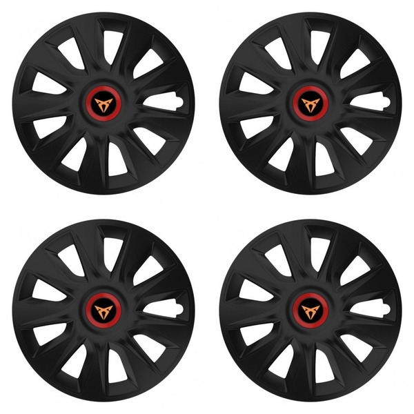 puklice pre Cupra 15 STRATOS RR black
