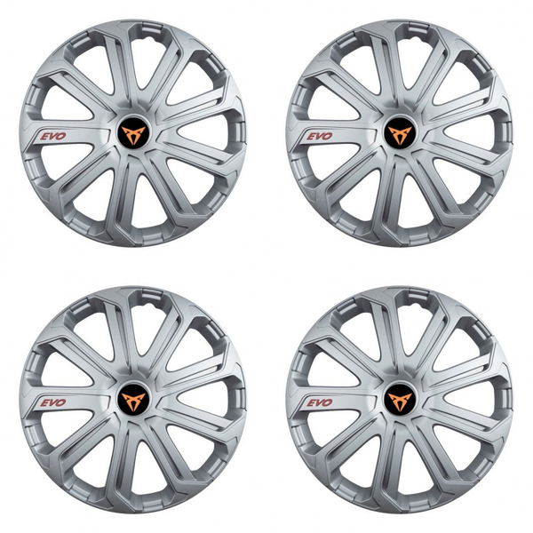 puklice pre Cupra 16 Evo silver