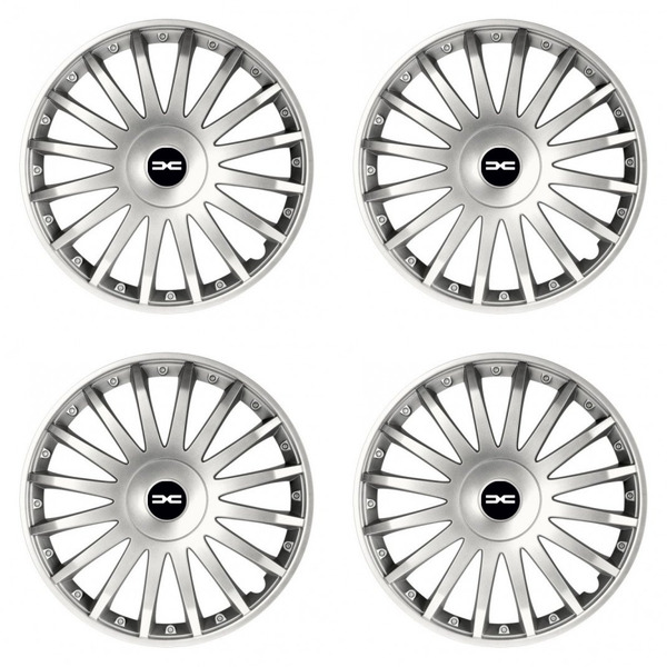 dísztárcsa Dacia (nové logo) 16 CRYSTAL silver számára