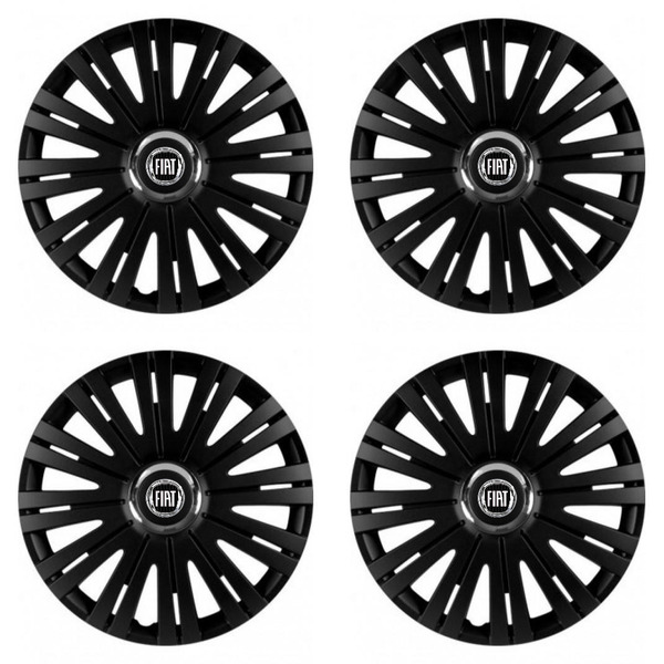 dísztárcsa Fiat (fekete) 16 ACTIVE RC BLACK