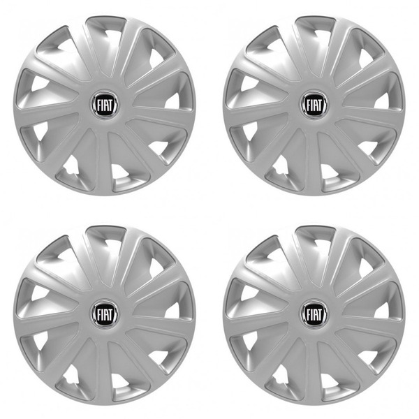 dísztárcsák Fiat (fekete) furgonokhoz 15 Craft silver-hoz