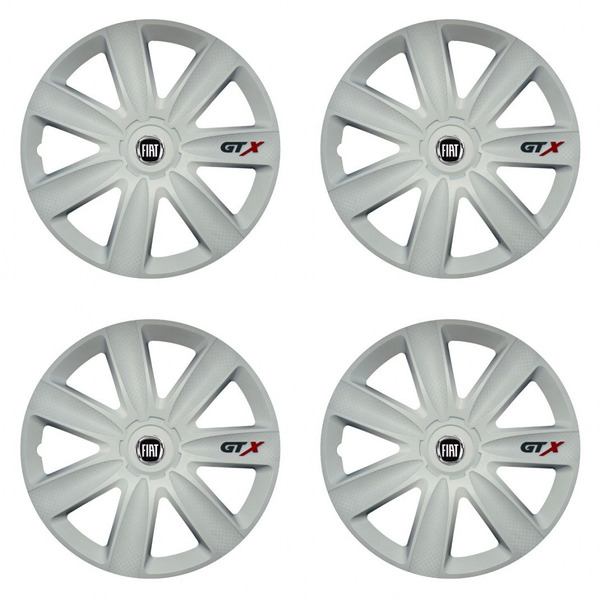 dísztárcsák Fiat (fekete) 15 GTX carbon white-hoz