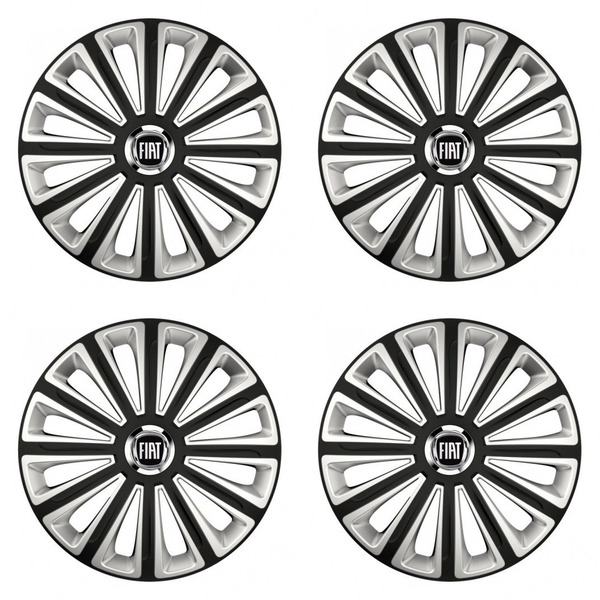 dísztárcsák Fiat (fekete) 15 TREND RC double colour-hoz