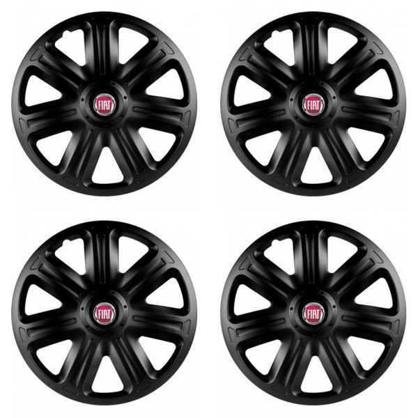 dísztárcsák Fiat (piros) 15 COMFORT BLACK
