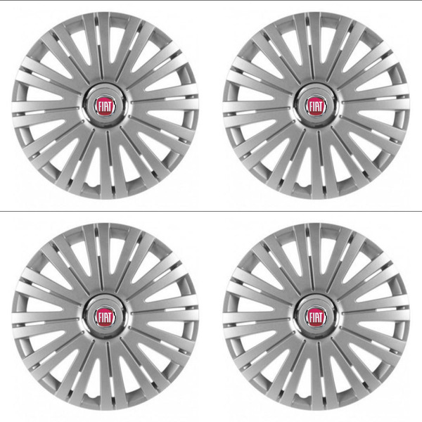 dísztárcsák Fiat (piros) 15 ACTIVE RC