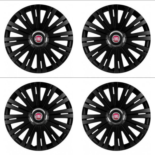dísztárcsák Fiat (piros) 15 ACTIVE RC BLACK