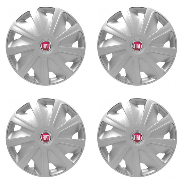dísztárcsák Fiat (piros) furgonokhoz 15 Craft silver