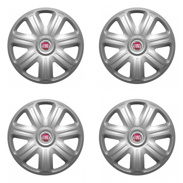 dísztárcsa Fiat (piros) 14 COMFORT