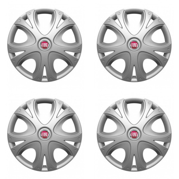dísztárcsák: Fiat (piros) 16 DYNAMIC
