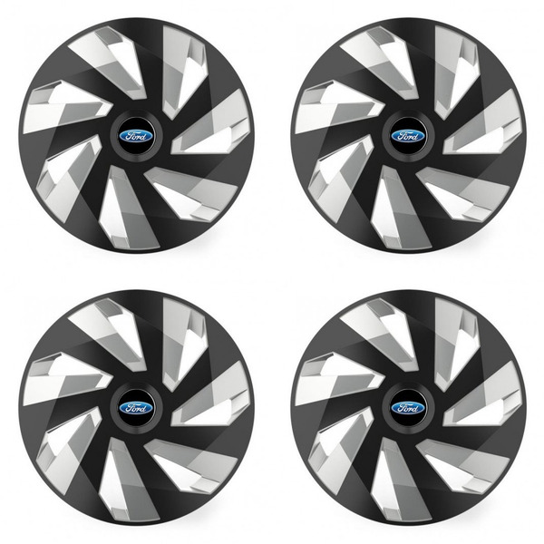 dísztárcsa Ford 15 Vector RC black and silver -hoz