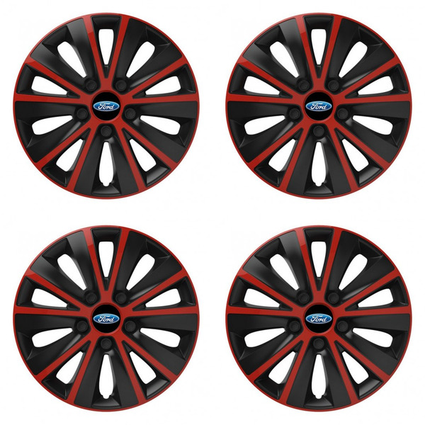 dísztárcsa Ford 15 RAPIDE red and black -hoz
