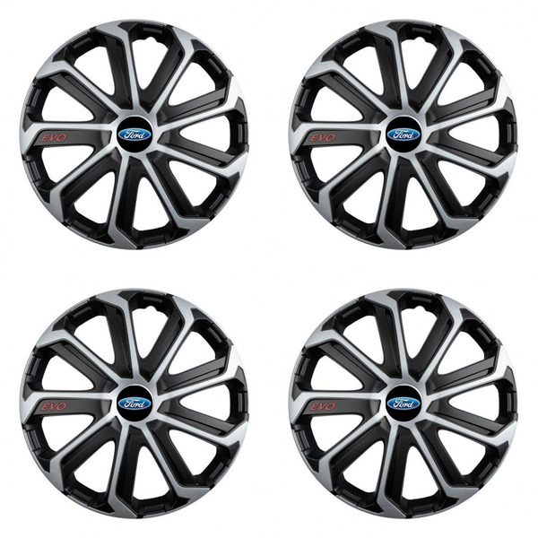 dísztárcsák Ford 16 Evo black&silver részére