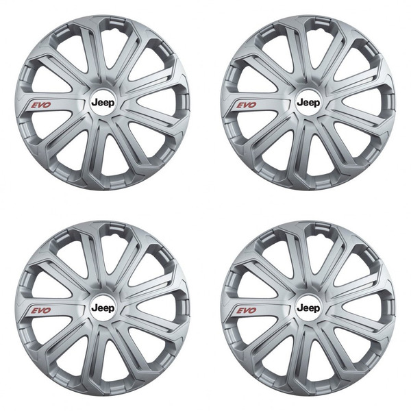 puklice pre Jeep 14 Evo silver