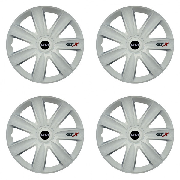 dísztárcsa Kia (nové logo) 17 GTX carbon white