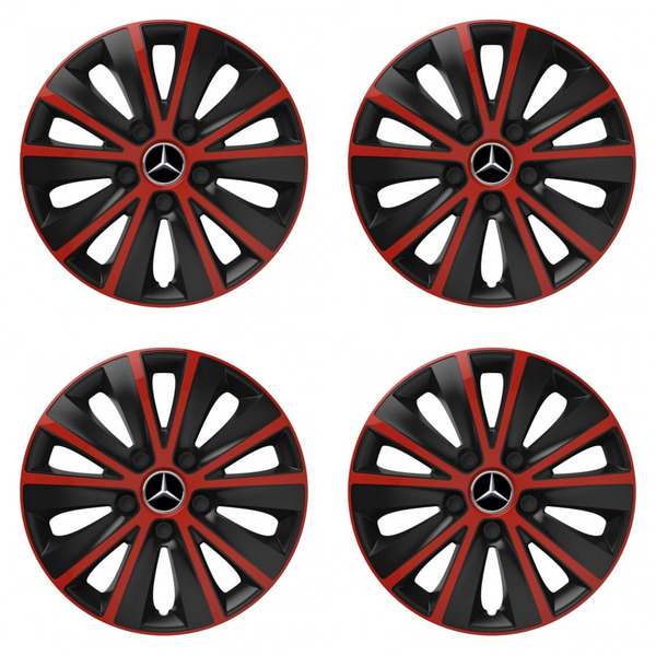 dísztárcsa Mercedes 16 RAPIDE red and black típushoz