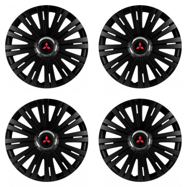 dísztárcsa Mitsubishi-hez (piros) 14 ACTIVE RC BLACK
