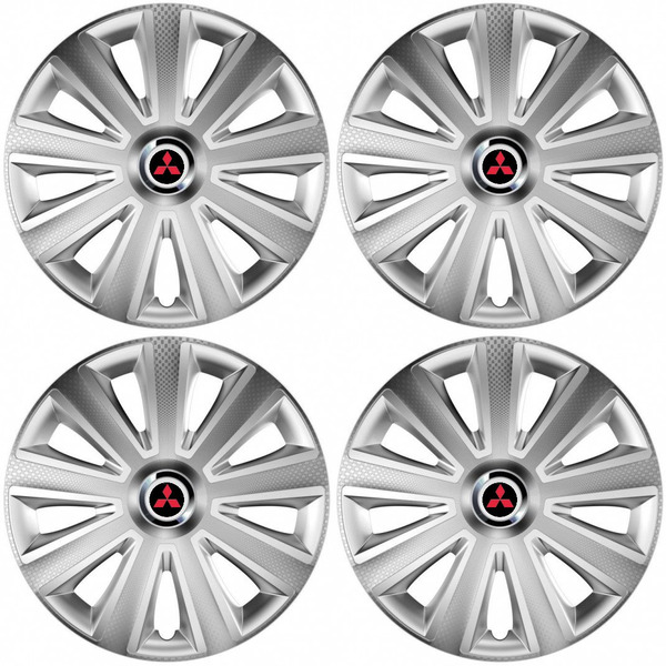 dísztárcsák Mitsubishi (piros) 16 Aviator carbon RC 16 silver