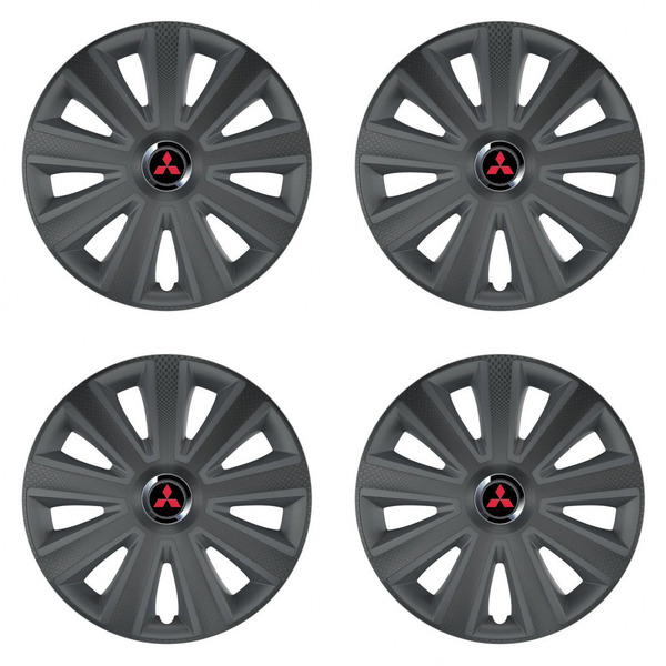dísztárcsák Mitsubishi (piros) 16 Aviator carbon RC16 grafite