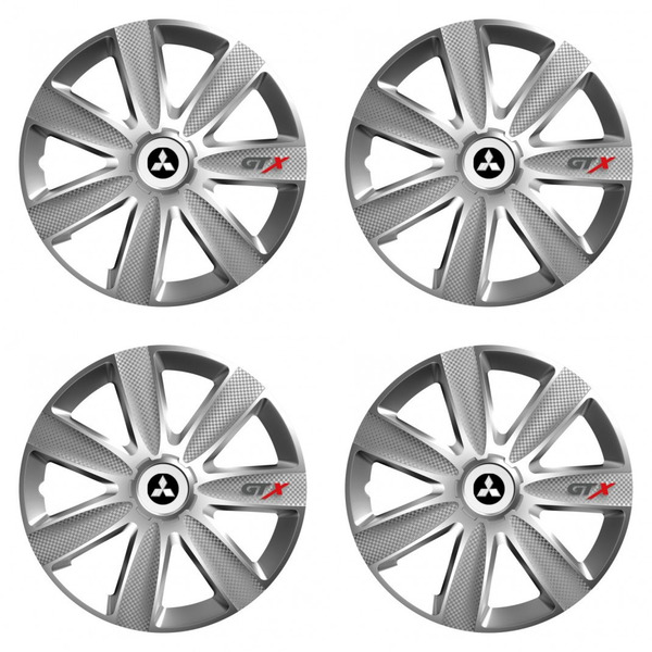 dísztárcsák Mitsubishi (ezüst) 14 GTX CARBON silver